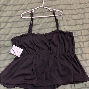 Black Sleeveless Top